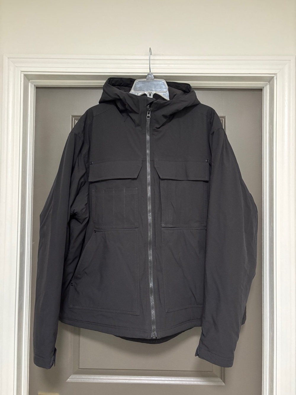 Duluth trading company Black Hooded Jacket XL